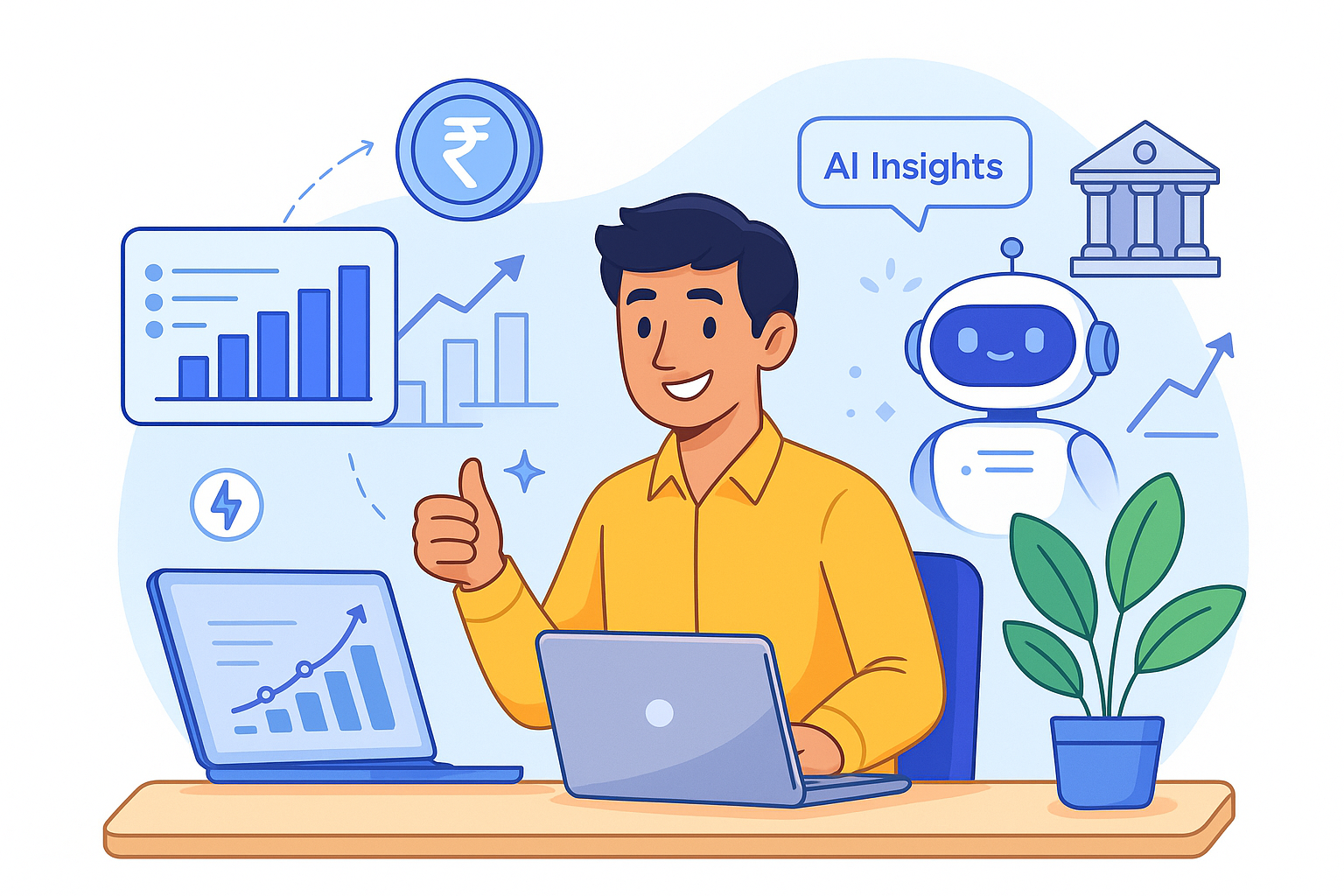 Financial planning illustration